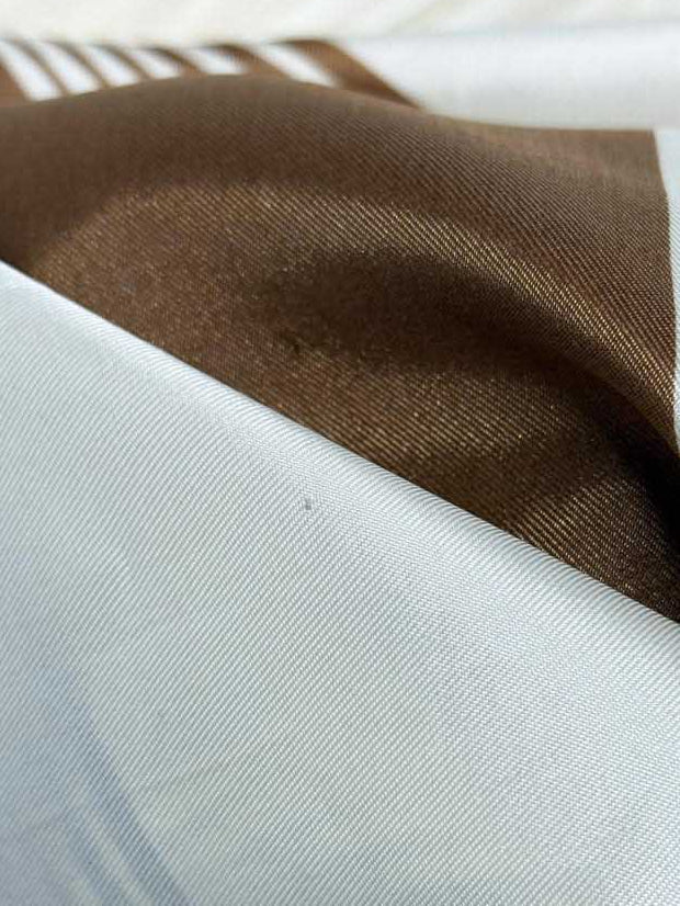 vintage plaid poly satin square scarf - good market thrift store