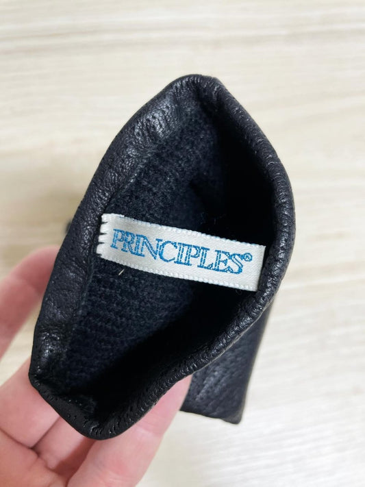 vintage principles soft leather gloves | lined - good market thrift store