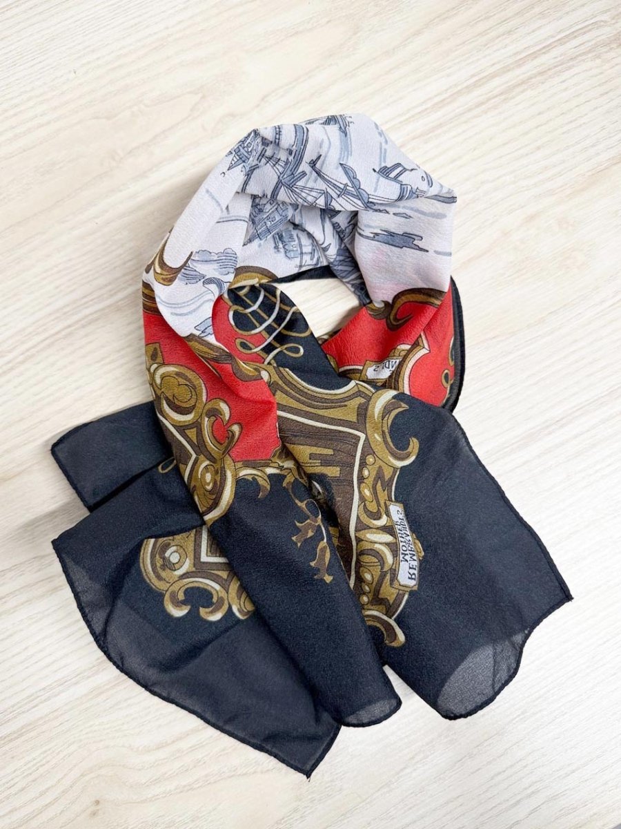 vintage rembrandt amsterdam square scarf - good market thrift store