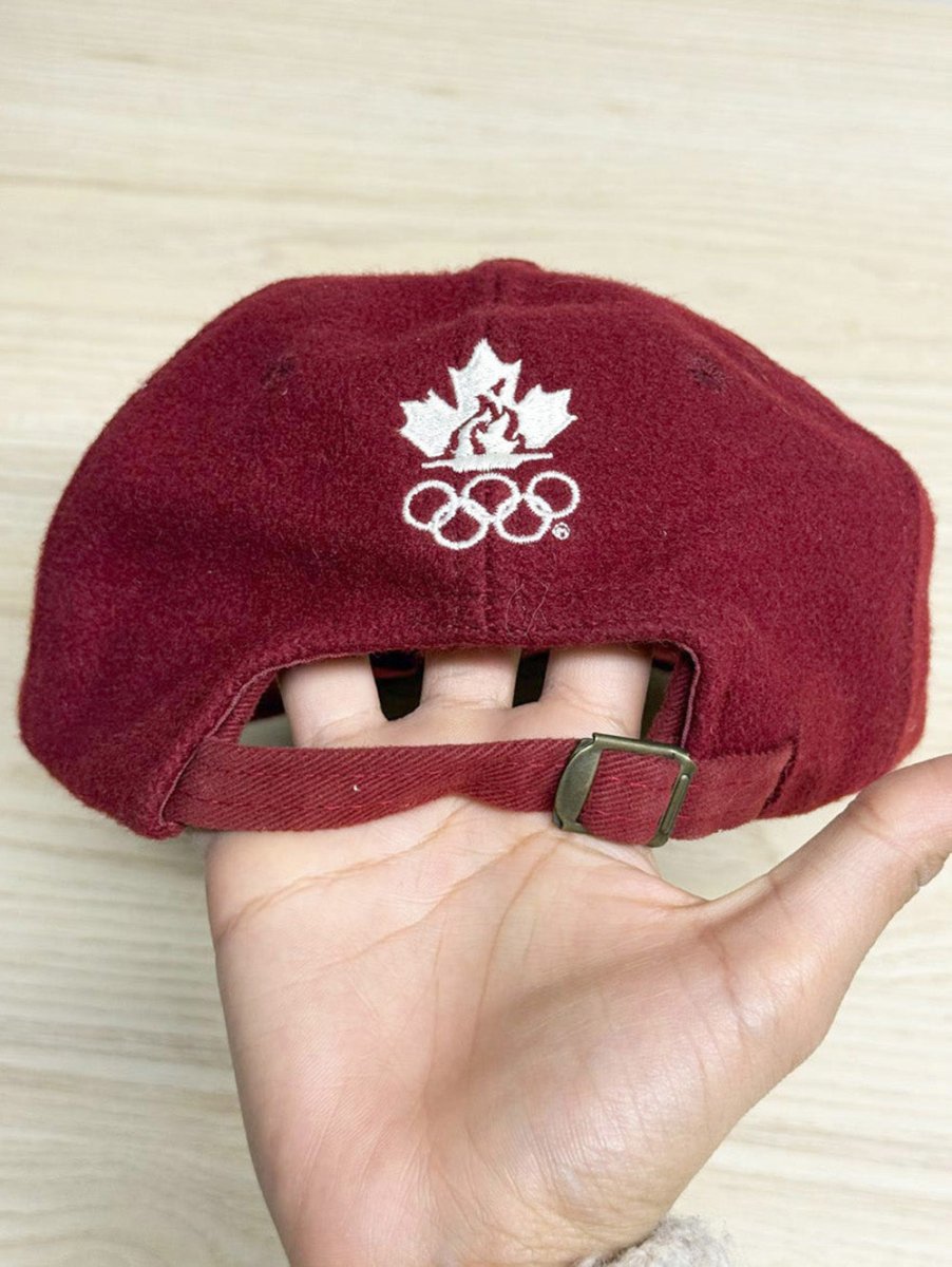 vintage roots 2002 olympic games wool - blend cap | made in Canada - good market thrift store