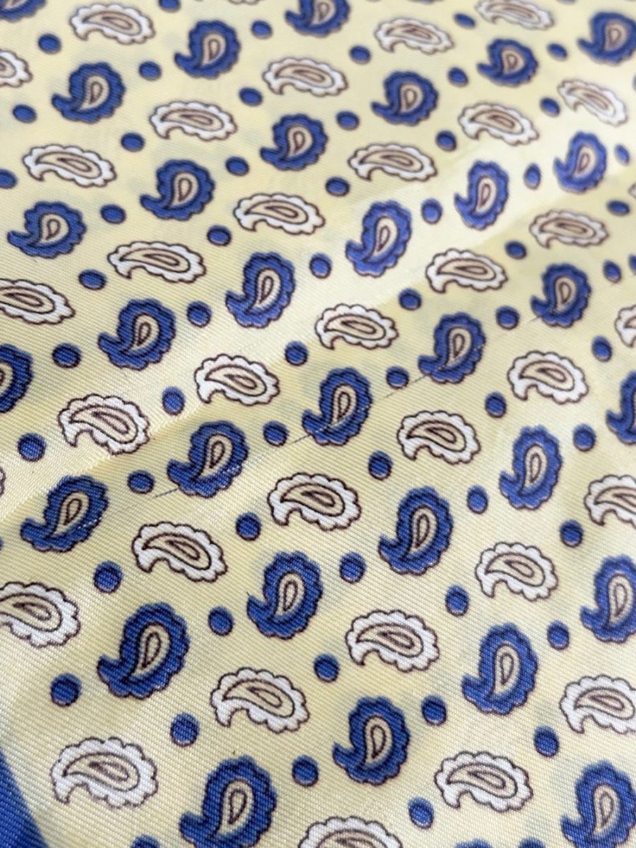 vintage satin paisley square scarf | hand - rolled edge - good market thrift store