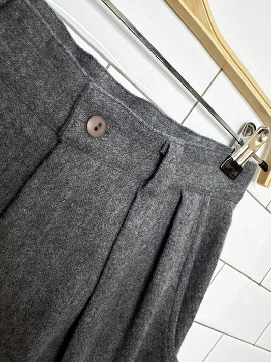 vintage savannah 100% wool pleated trouser shorts |. made in USA - good market thrift store