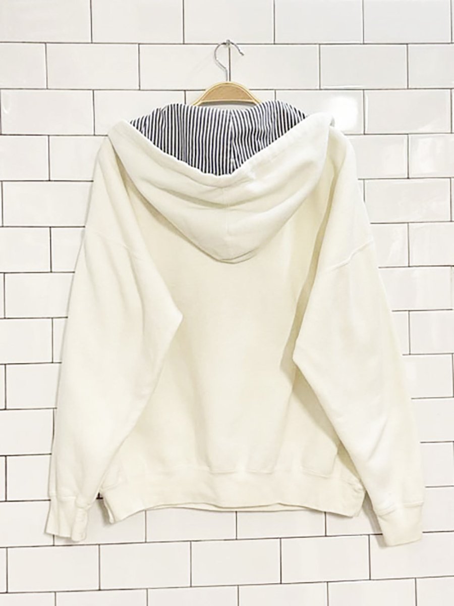 vintage second wind half zip hooded sweatshirt - good market thrift store