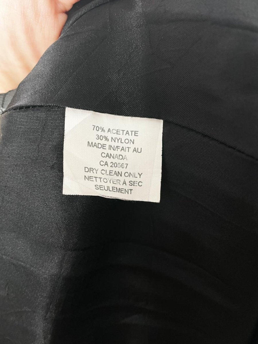 vintage sünde crinkle metallic maxi skirt | roland heizinger - good market thrift store