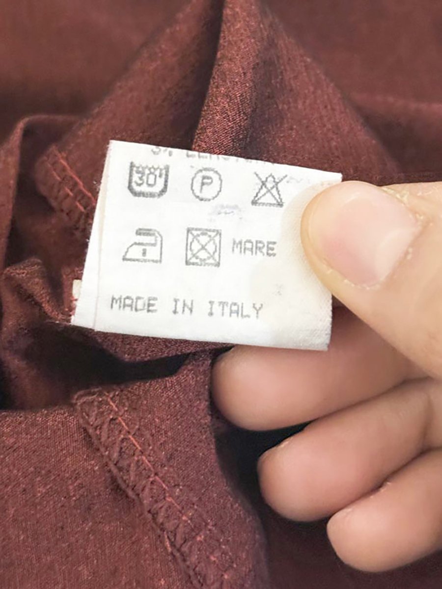 vintage terzoatto v - neck stretch long sleeve top | made in Italy - good market thrift store