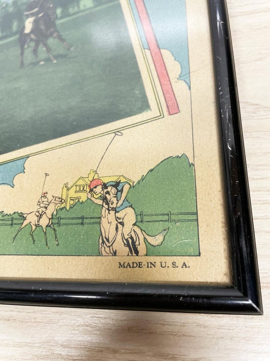 vintage william hanes in the smart polo match set movie poster framed | made in usa - good market thrift store