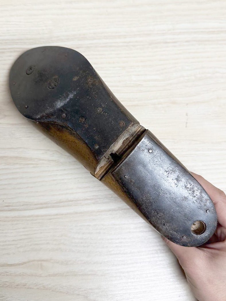 vintage wooden shoe form - good market thrift store