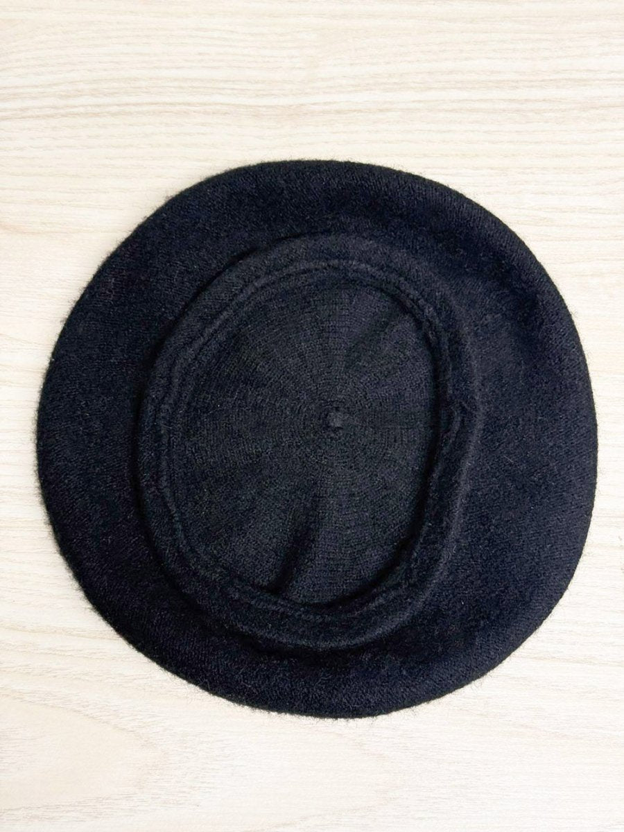 vintage wool french beret - good market thrift store