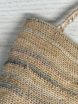 vintage woven faded rainbow bucket bag | braided strap - good market thrift store