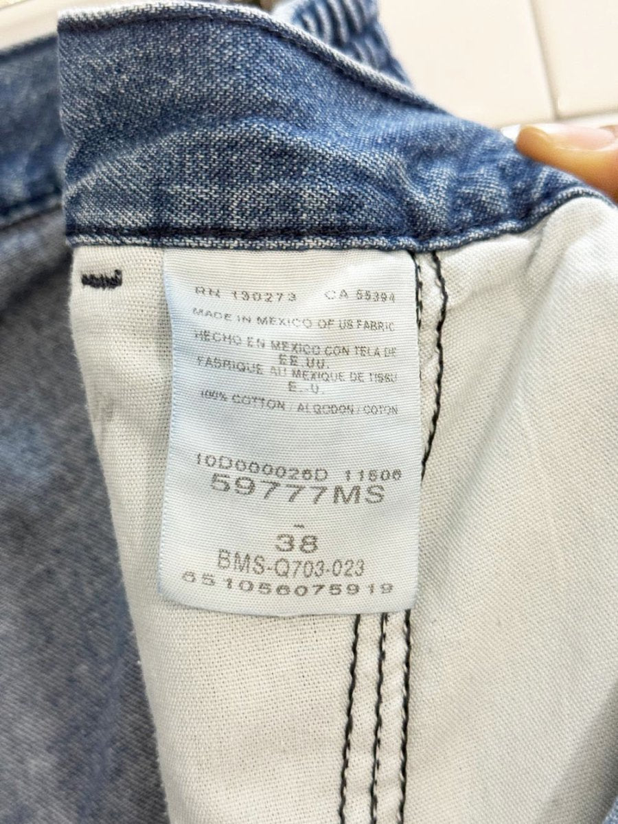 vintage wrangler hero originals pleated denim shorts - good market thrift store
