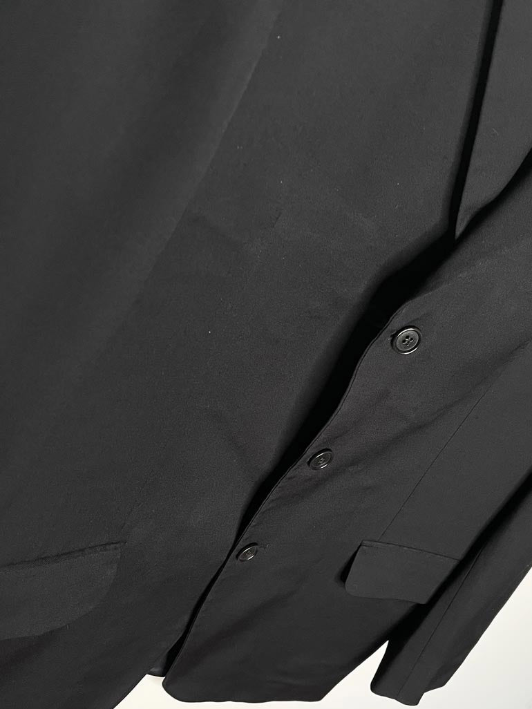 vintage YSL 100% wool navy blazer - good market thrift store