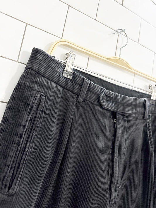 vintages 90s profilo sport chunky cord trousers - good market thrift store