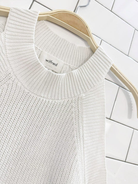 wilfred crevier knit halter tank | aritzia - good market thrift store
