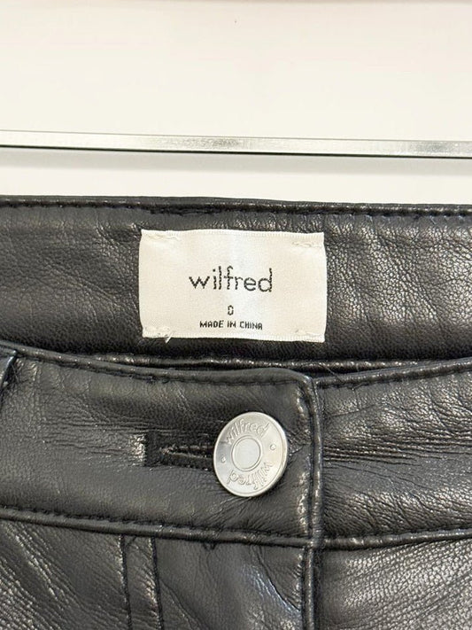 wilfred the melina faux leather pants | aritzia - good market thrift store