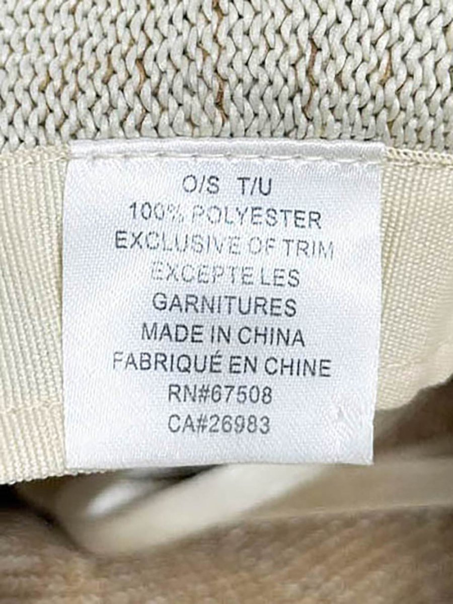 woven pointelle leather trim sun hat - good market thrift store