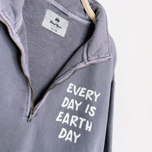 windriver x earth activist 1/4 zip cottage crew