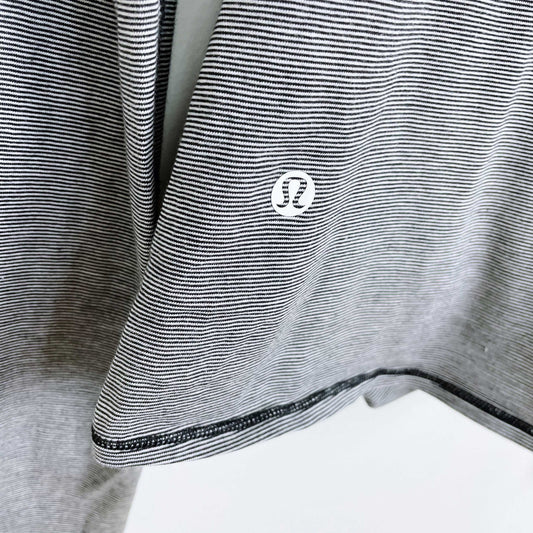 lululemon radiant long sleeve wrap top - size 8