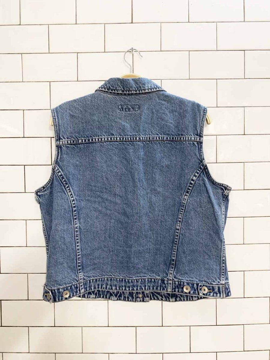 y2k crossroads denim vest - good market thrift store