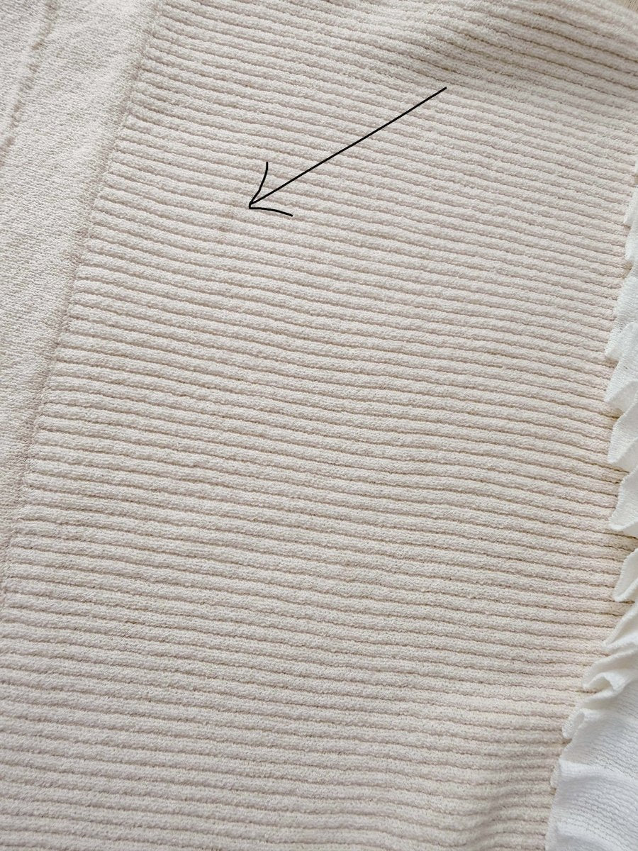 y2k jessica ruffle trim knit tank - good market thrift store