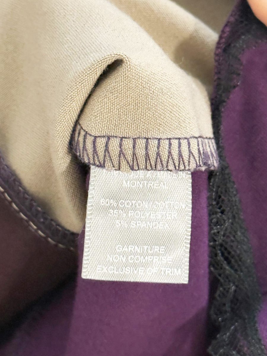 y2k kollontaï bustier lace trim mini slip dress | made in Montreal - good market thrift store