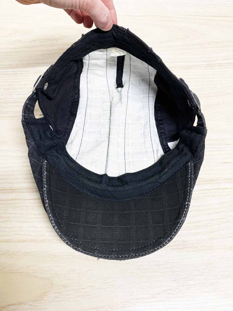 y2k roiko patchwork flat cap - good market thrift store