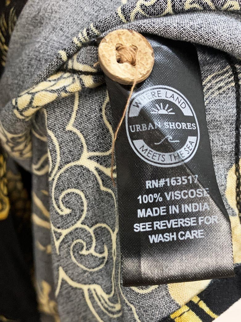 y2k urban shores dragon full button shirt | made in India - good market thrift store