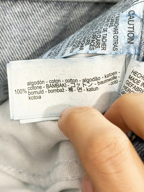 zara cut off high rise straight leg jeans - good market thrift store