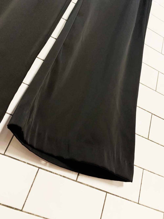zara satin wide leg side zip trouser - good market thrift store