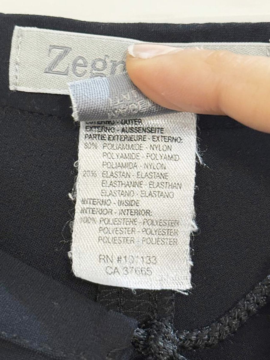 zegna sport drawstring stretch lounge pants | made in Italy - good market thrift store