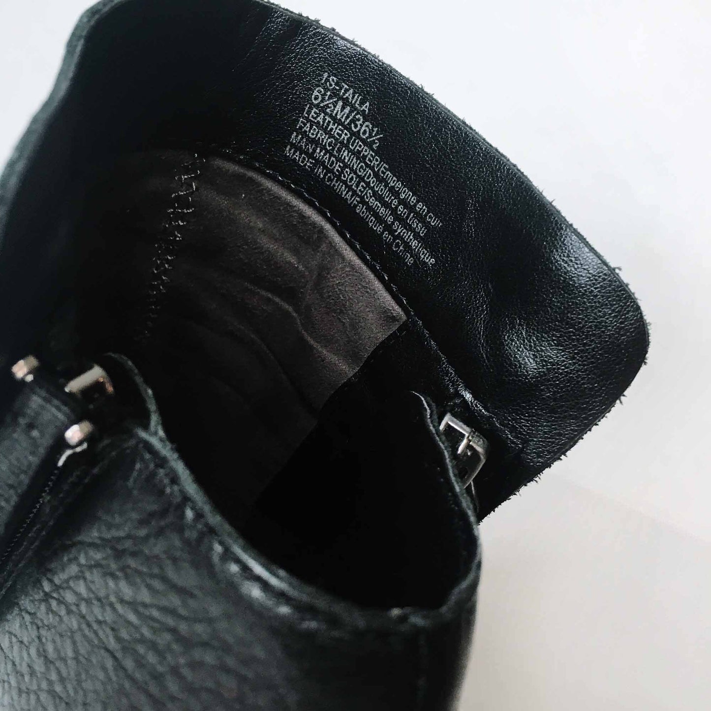 1.STATE taila heeled leather bootie - size 6.5