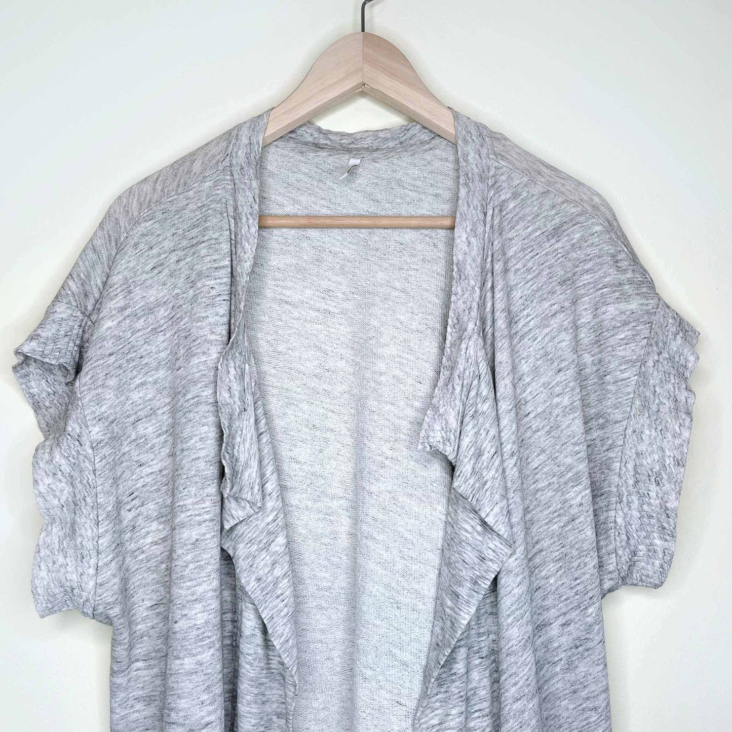 7 for all mankind short sleeve jersey open kimono cardigan - size small