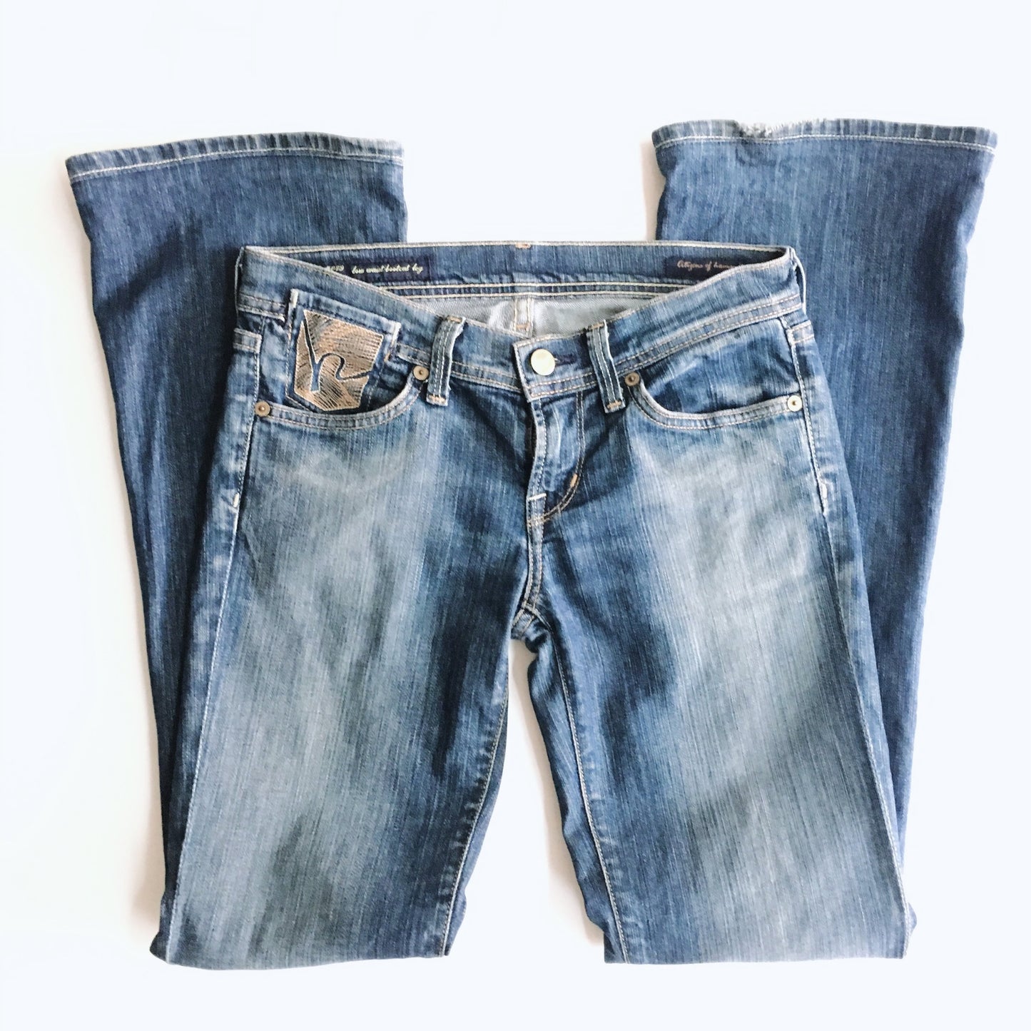 citizens of humanity pablo stretch bootcut jeans - size 25