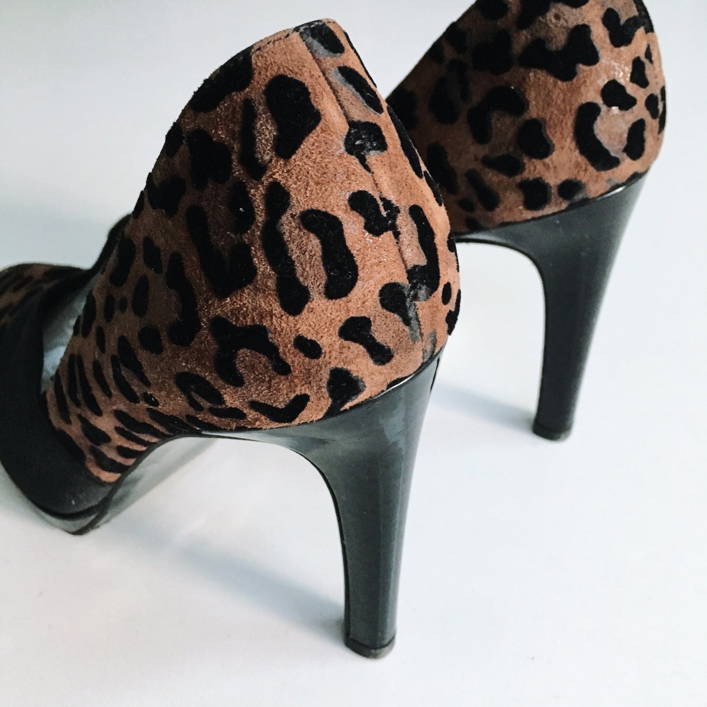 peter kaiser horta gepi leopard heel - size 7.5
