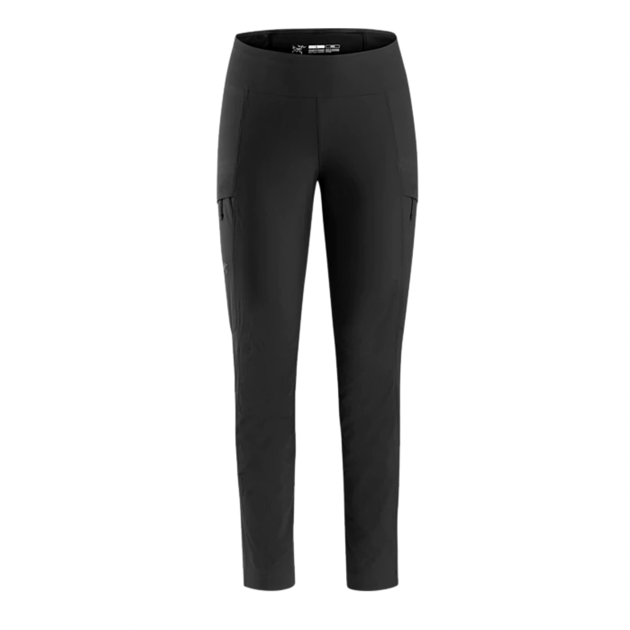 arc'teryx sabria black stretch trek pants - size 8