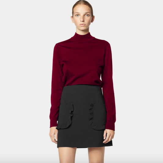 Sandro Paris Achilee Ruffle Mini Skirt - size 1