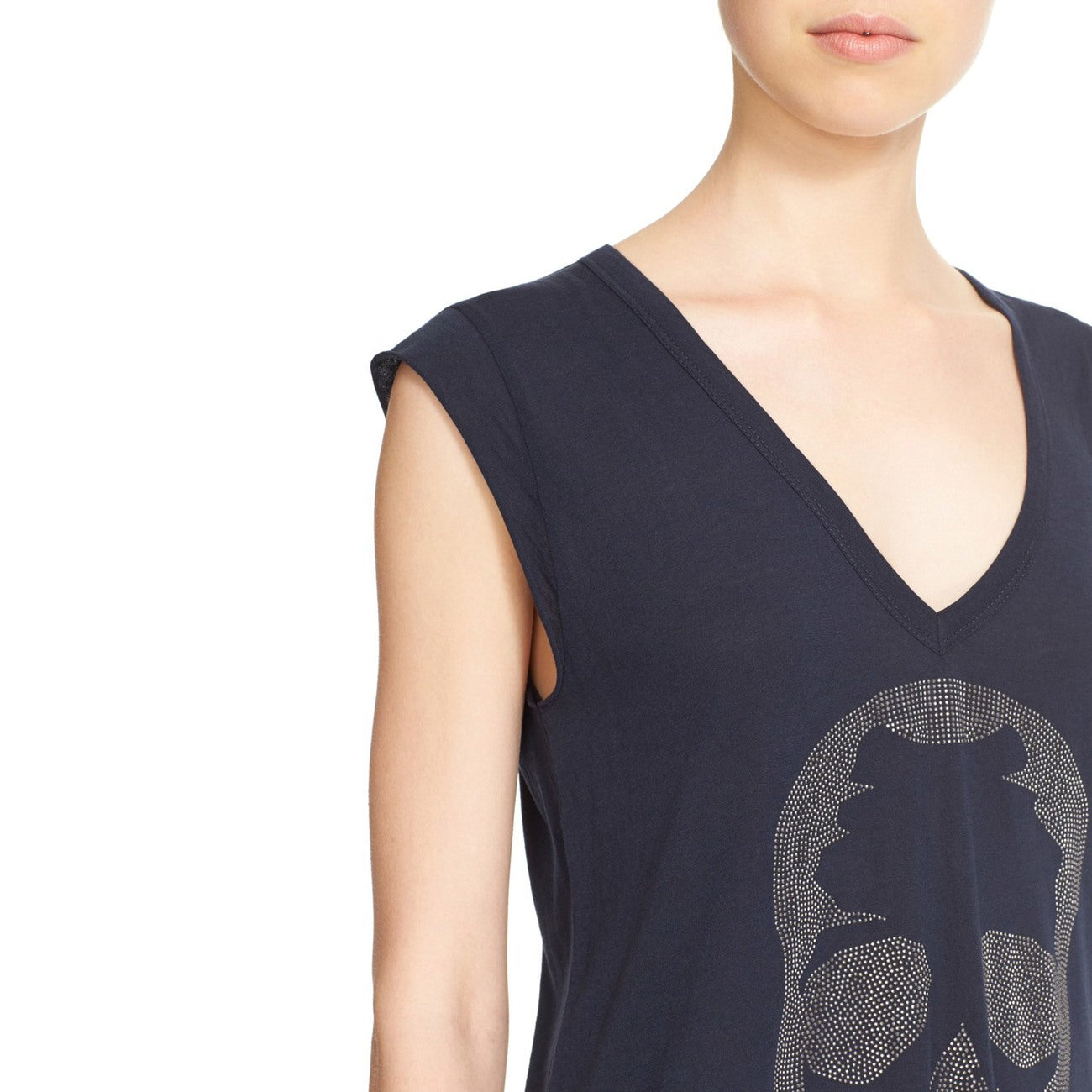 Zadig & Voltaire Skull Tee - Size Small