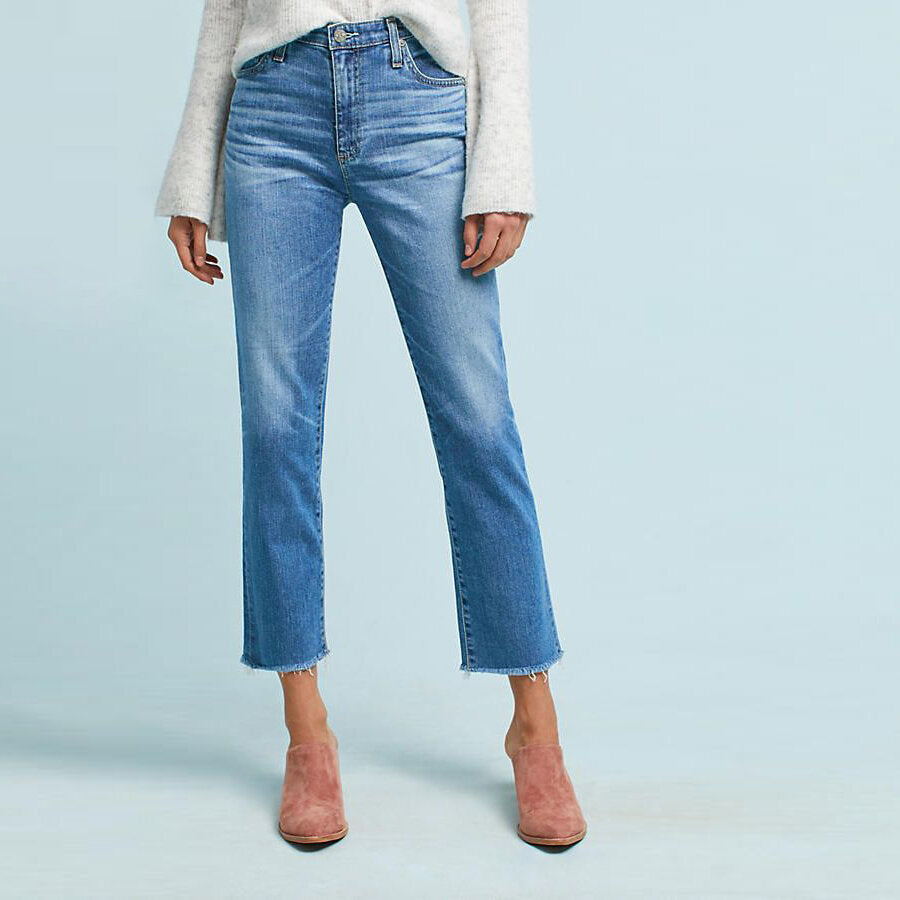 AG the Isabelle high rise straight crop - size 26R