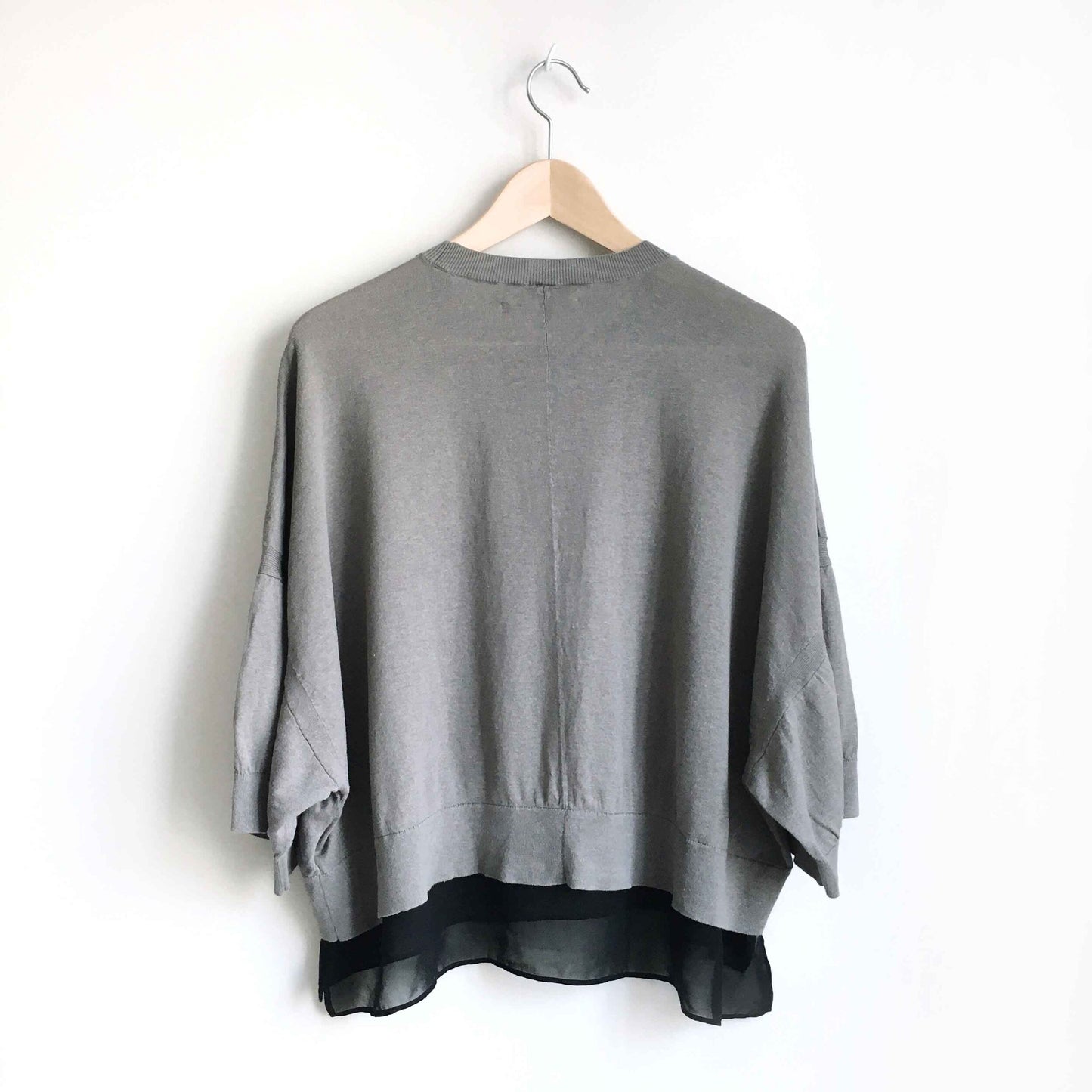 All Saints Relm linen oversized top - size Large