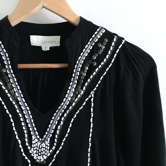 Alythea Boho Embroidered Dress - size Small