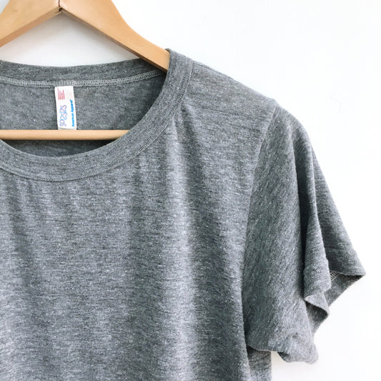 American Apparel tri-blend track crop - Small