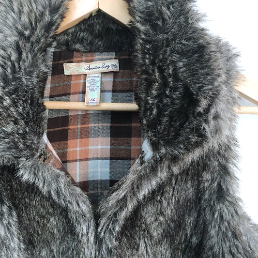 American Rag Faux Fur Vest - size xs