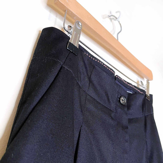 the essential wide leg high rise trouser by anthropologie - size 4