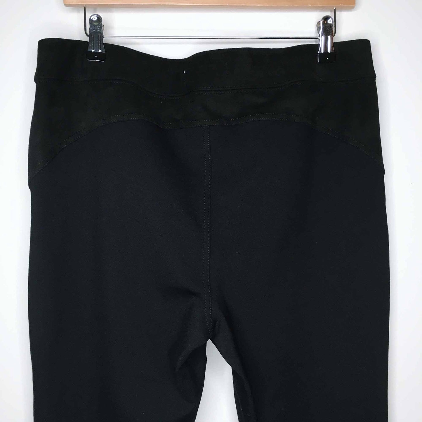 Anthropologie vegan leather high-rise ponte leggings - size 32