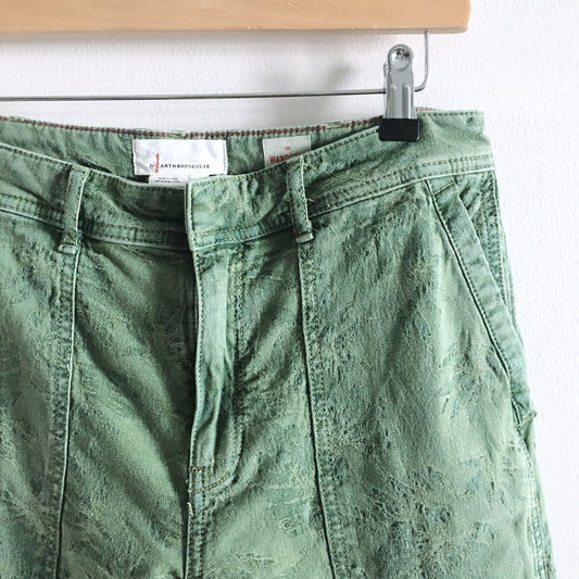 Anthropologie Jacquard Wanderer Utility Pants - size 28