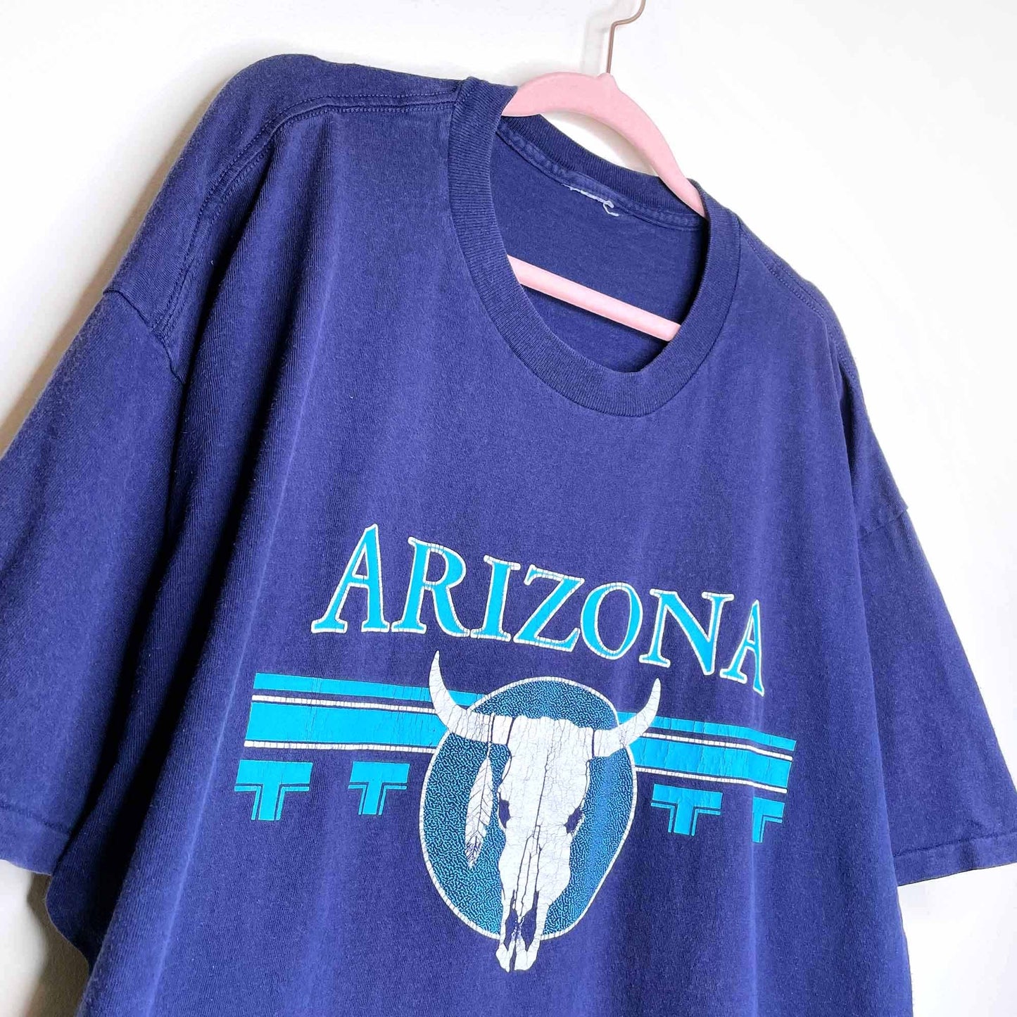 vintage southwestern arizona cow skull tee - size xl