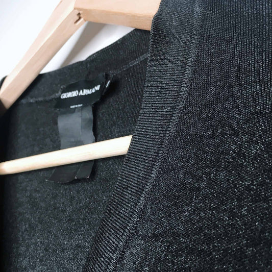giorgio armani cashmere-silk cardigan - size 42