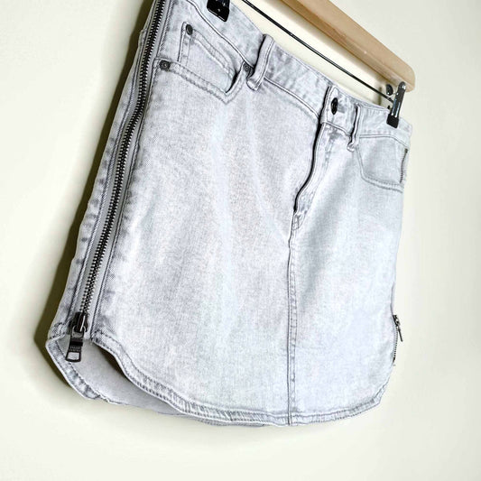 Armani Exchange side zipper denim mini skirt - size 6