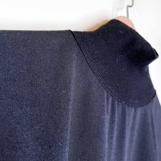 babaton hamish oversized turtleneck blouse - size xs