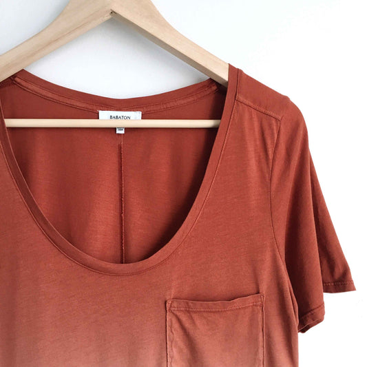 Babaton ombre pocket tee - size Small