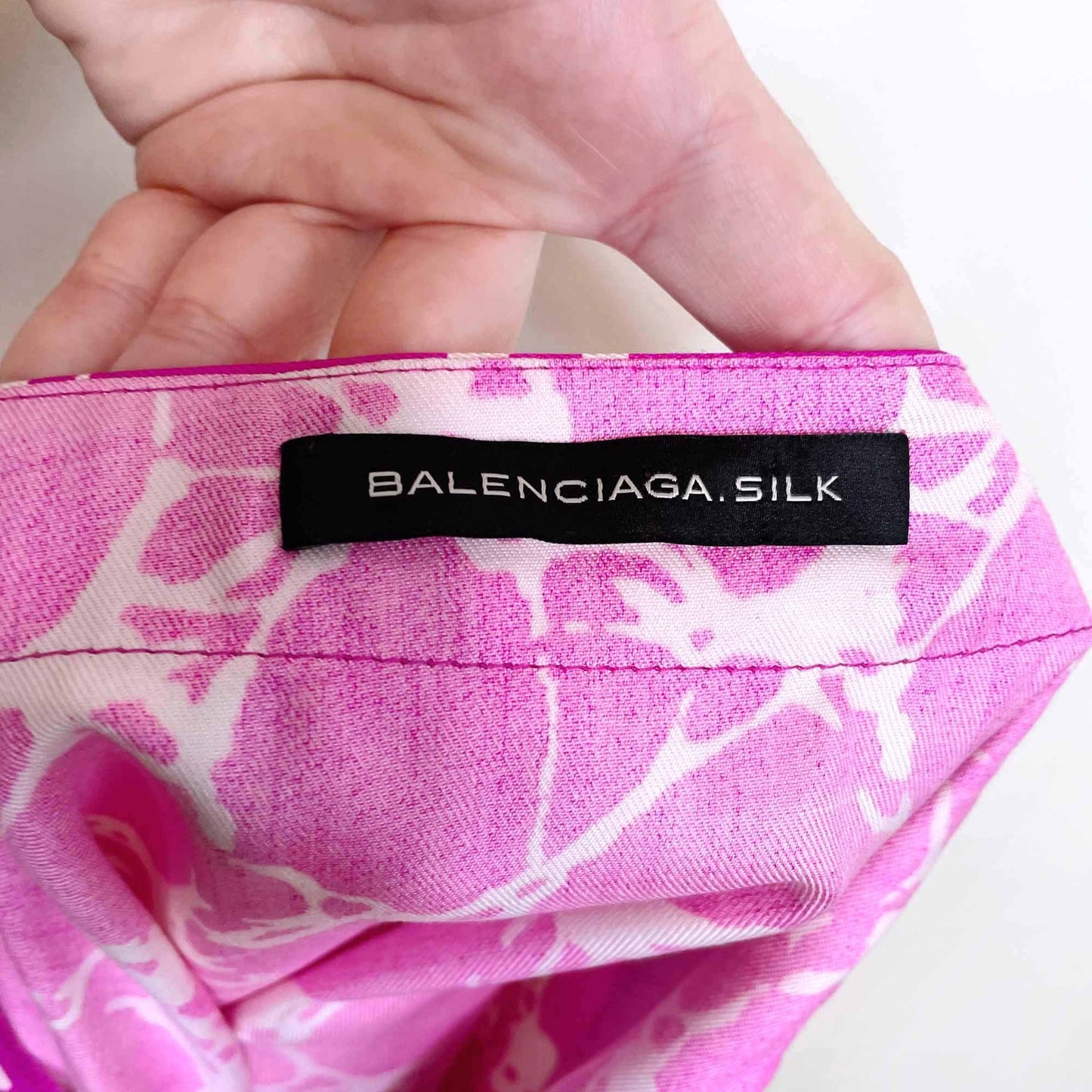 balenciaga silk pink camisole tank - size 36